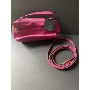 Area Stars Pink Barbiecore Clutch Crossbody Handbag Workwear Travel New Purse